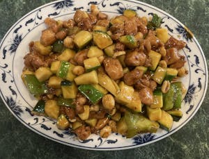 Order Diced Chicken with Hot Peppers & Peanuts food online from Emerald Garden store, Shrewsbury on bringmethat.com