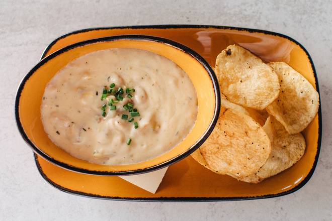 Order New England Style Clam Chowder Soup food online from Jimmy Famous American Tavern store, Dana Point on bringmethat.com