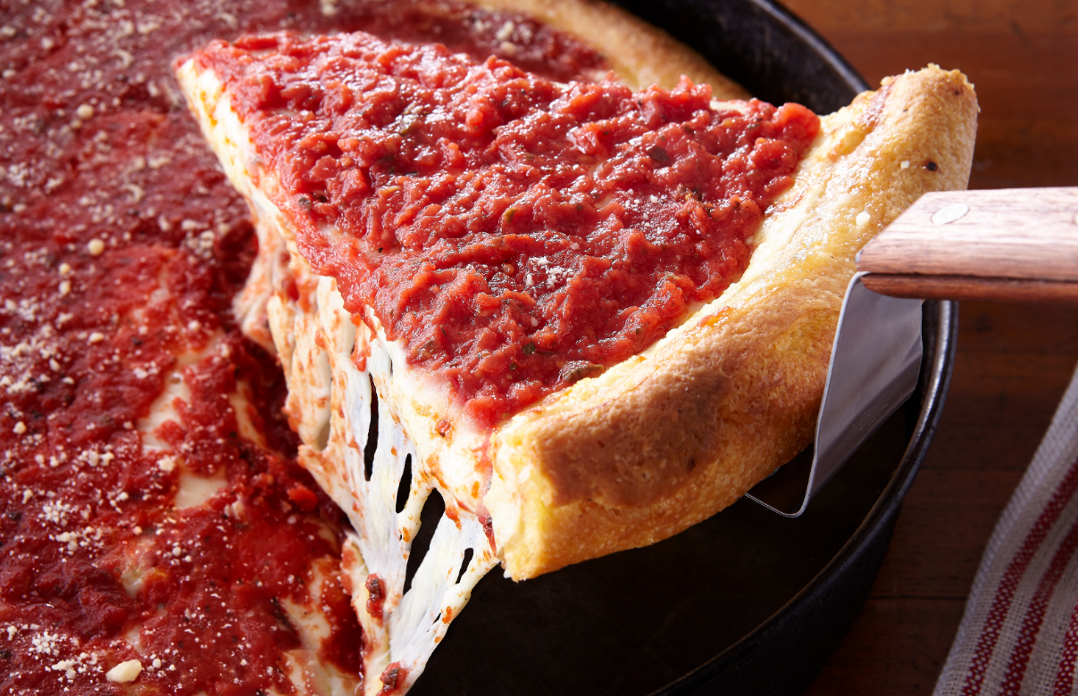 Order Original Deep Dish Cheese Pizza food online from Bartoli's Pizza store, Chicago on bringmethat.com