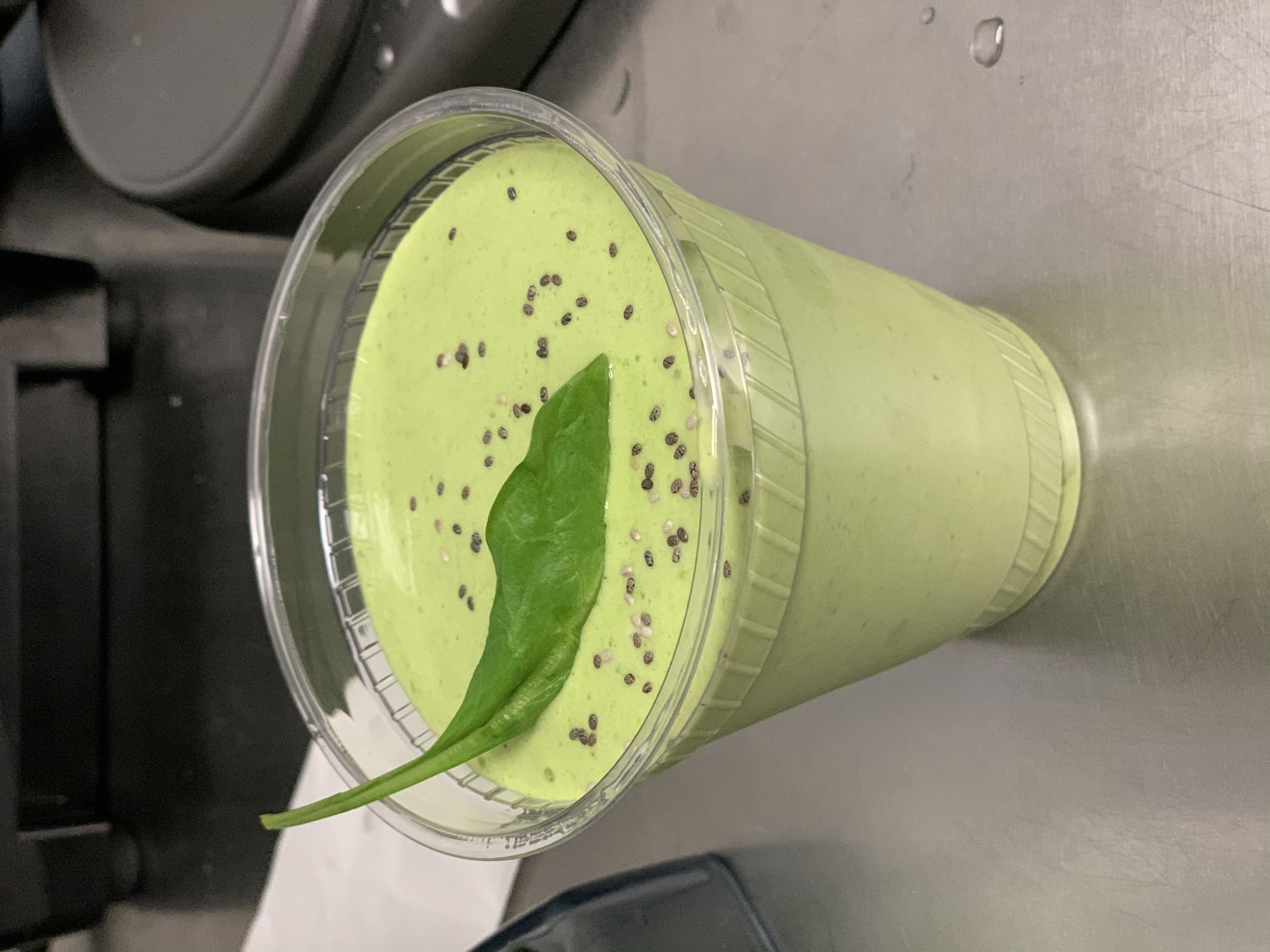 Order Healthy Green Popeye Smoothie food online from Sno Shack store, Bakersfield on bringmethat.com