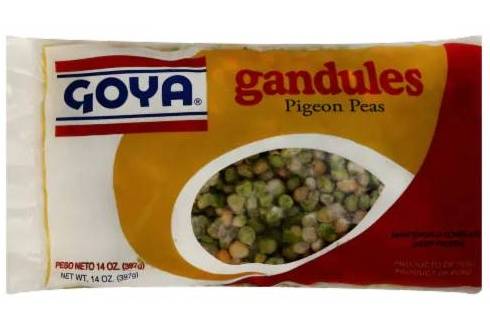 Order Goya Green Pigeon Peas (14 oz) food online from Ctown Supermarkets store, Uniondale on bringmethat.com