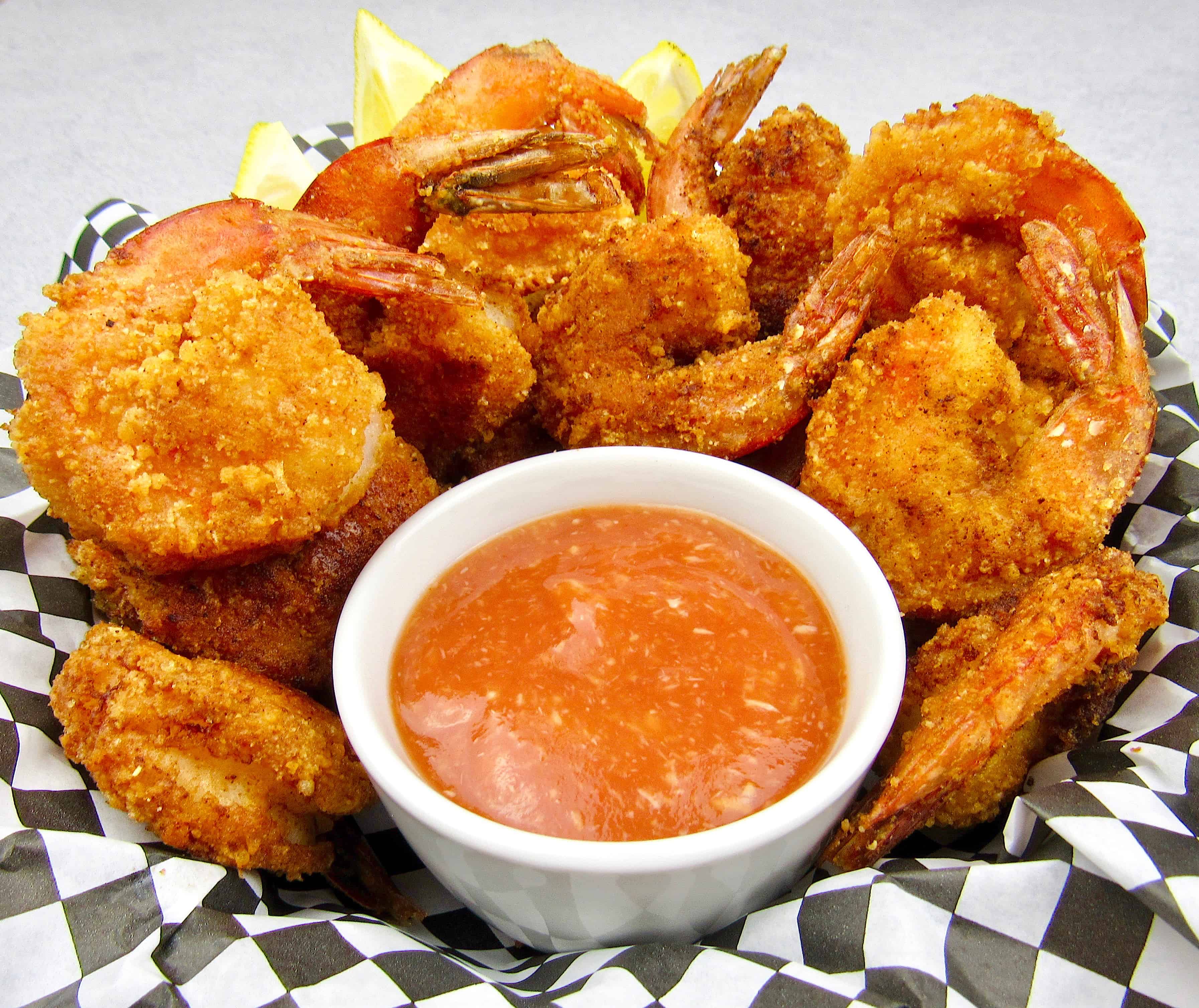 Order Perfect Fried Shrimp Basket	 food online from Mexi Flavors store, Austell on bringmethat.com