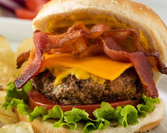 Order Bacon Cheeseburger food online from Burger Pop store, Mesquite on bringmethat.com