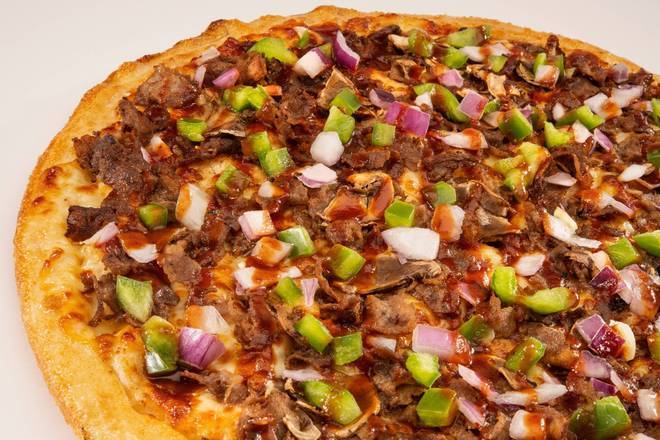 Order 10" Small Philly Pizza food online from Papas Pizza & Bbq store, Warren on bringmethat.com