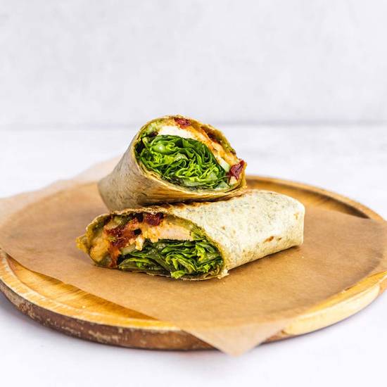 Order Chicken Pesto Wrap food online from Kale Me Crazy store, Raleigh on bringmethat.com