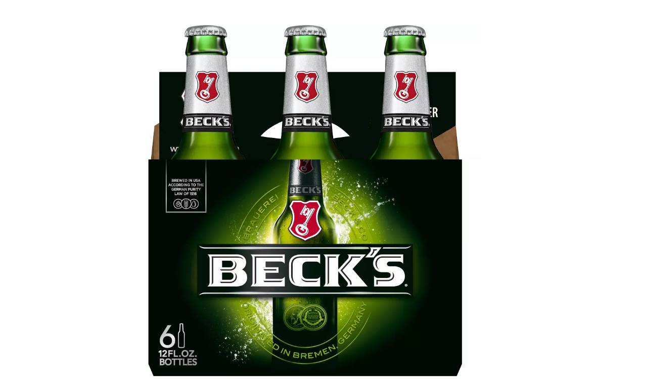 Order Beck's Beer - 6pk/12 fl oz Bottles food online from Windy City Liquor Market store, El Cajon on bringmethat.com