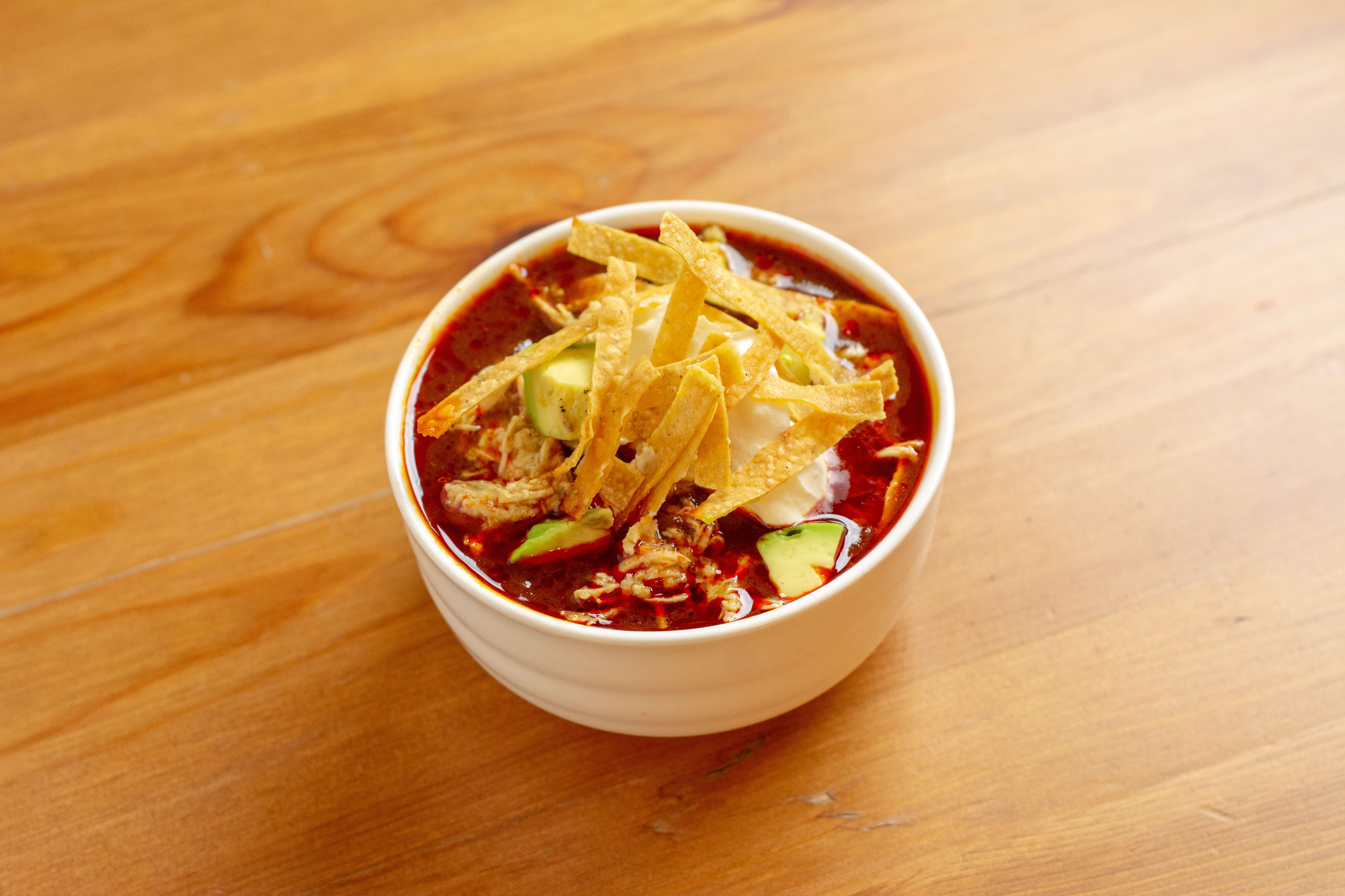Order Tortilla Soup food online from Red O Taste Of Mexico store, San Diego on bringmethat.com