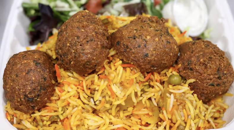 Order Veggie Biryani food online from Sophie Mediterranean Grill store, San Jose on bringmethat.com