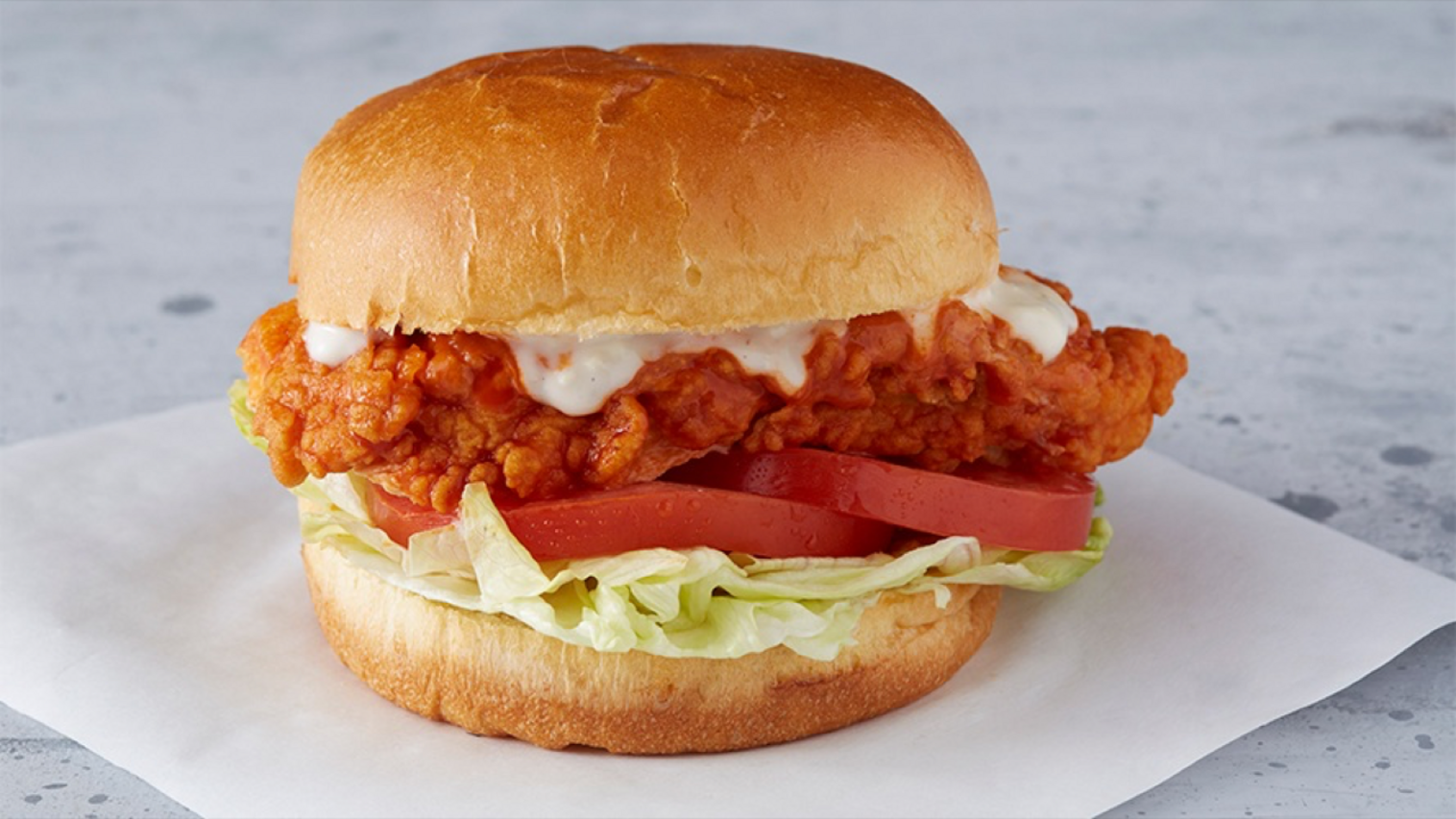 Order Buffalo Chicken Sandwich food online from Wings Over Columbus store, Upper Arlington on bringmethat.com