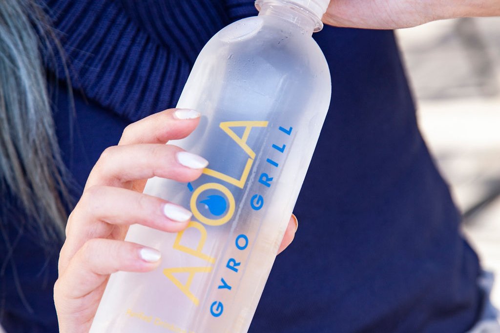 Order Bottled Water food online from Apola Greek Grill store, Irvine on bringmethat.com