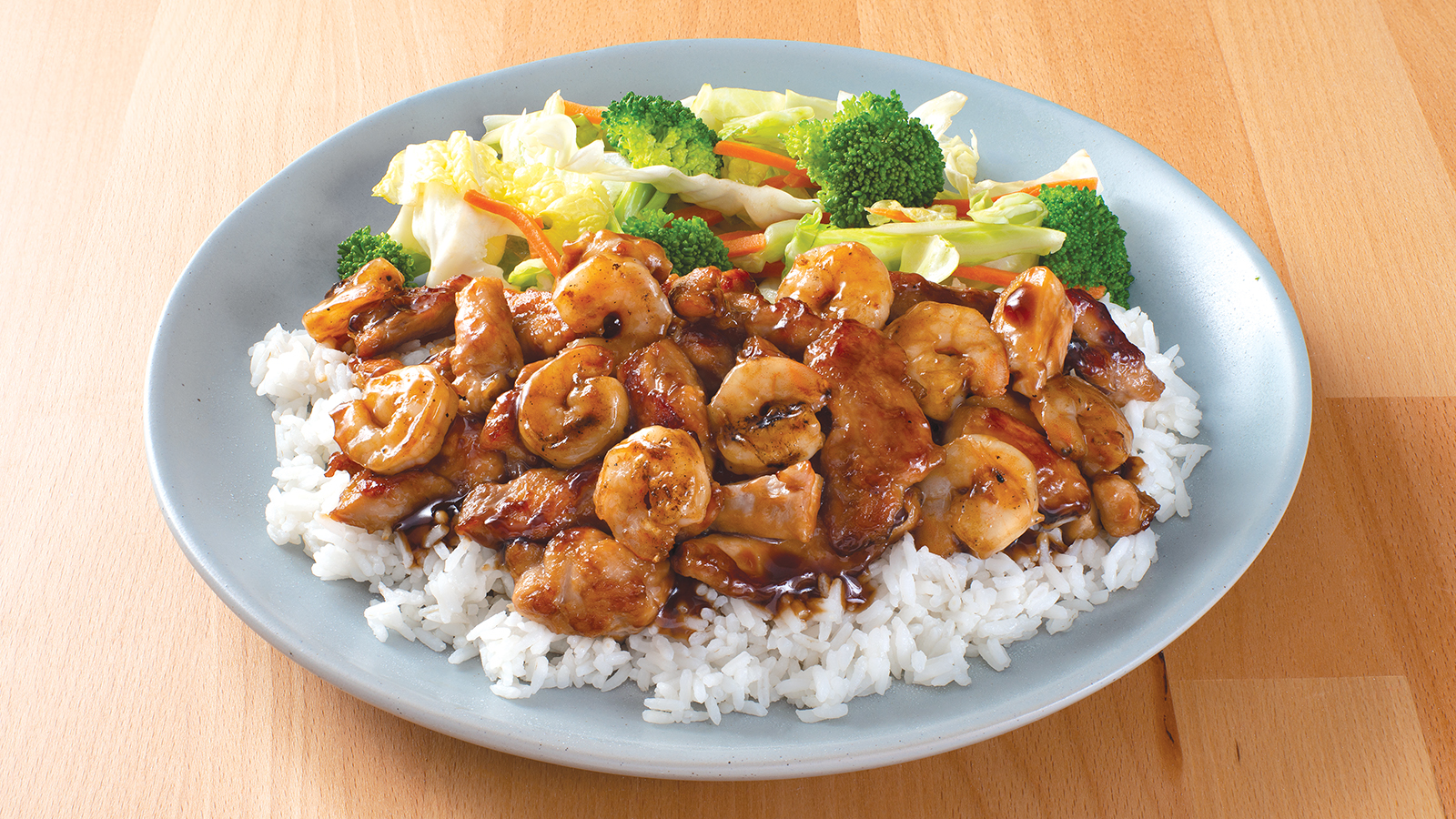 Order 4. Chicken and Shrimp Teriyaki food online from Sarku Japan store, Atlanta on bringmethat.com