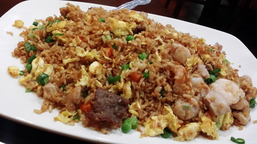 Order Everything Fried Rice food online from Wings & Tings store, Marietta on bringmethat.com