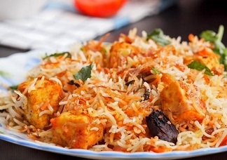 Order Paneer Masakali Biryani food online from Hyderabad House Biryani Place store, Omaha on bringmethat.com