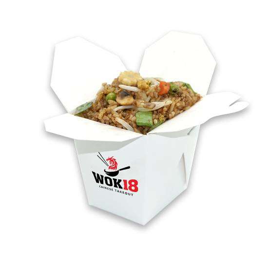 Order Vegetable fried rice food online from Wok 18 store, Teaneck on bringmethat.com