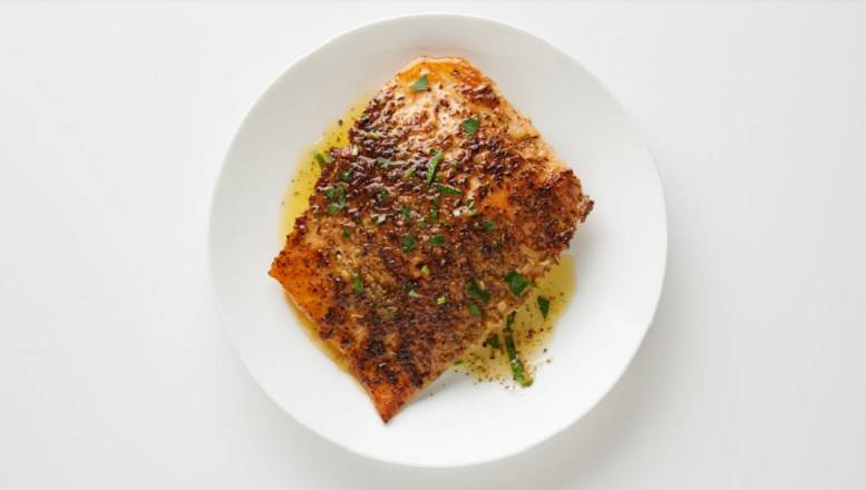 Order Lemon Basil Salmon Combo food online from Luby's store, Balcones Heights on bringmethat.com