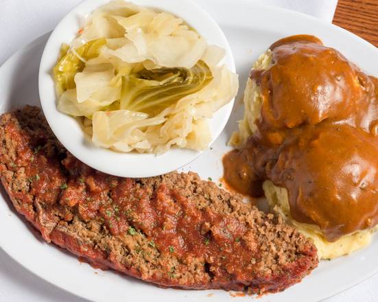 Order Meatloaf Combo food online from Esther Cajun Cafe & Soulfood store, Houston on bringmethat.com