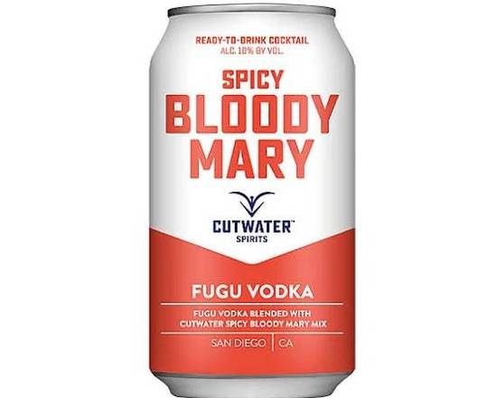 Order Cutwater Spicy Bloody Mary 12oz can food online from Pit Stop Liquor Mart store, El Monte on bringmethat.com