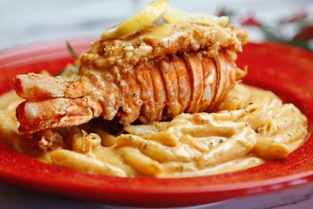 Order Fried lobster tail food online from Barber Bistro store, Marietta on bringmethat.com