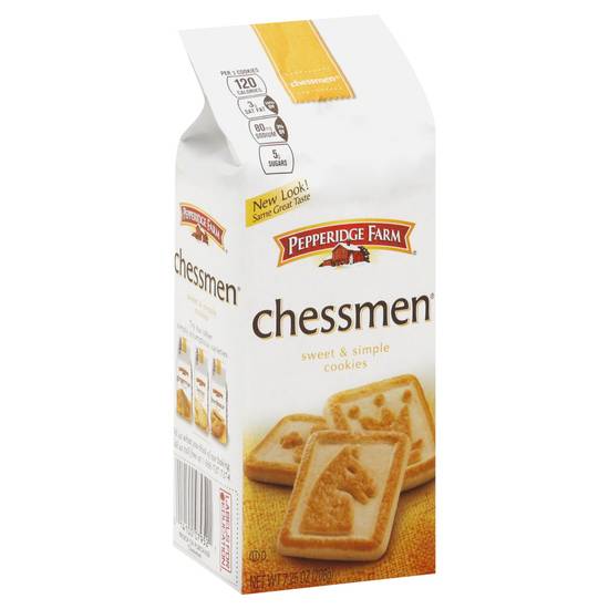 Order Pepperidge Farm Chessmen Sweet & Simple Cookies (7.25 oz) food online from Rite Aid store, Yamhill County on bringmethat.com