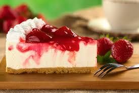 Order Strawberry Cheesecake - Dessert food online from Crossroads Pizza store, Bridgeport on bringmethat.com
