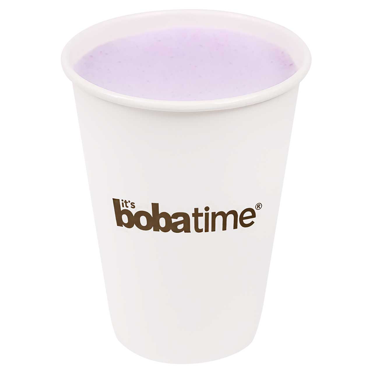 Order Taro Milk Tea (HOT) food online from Boba Time store, Buena Park on bringmethat.com
