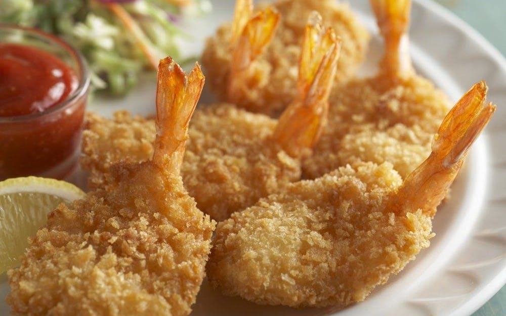 Order Fried Shrimp - 10 Pieces food online from Pino's Pizzeria store, Easton on bringmethat.com
