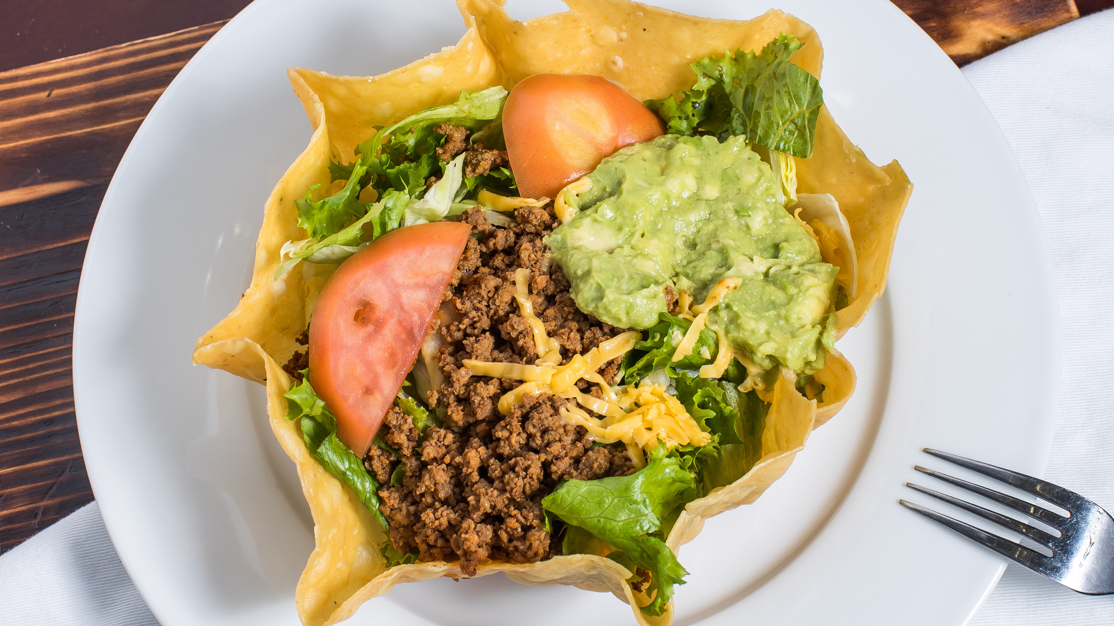 Order Taco Salad food online from Tony's Tex-Mex store, Houston on bringmethat.com