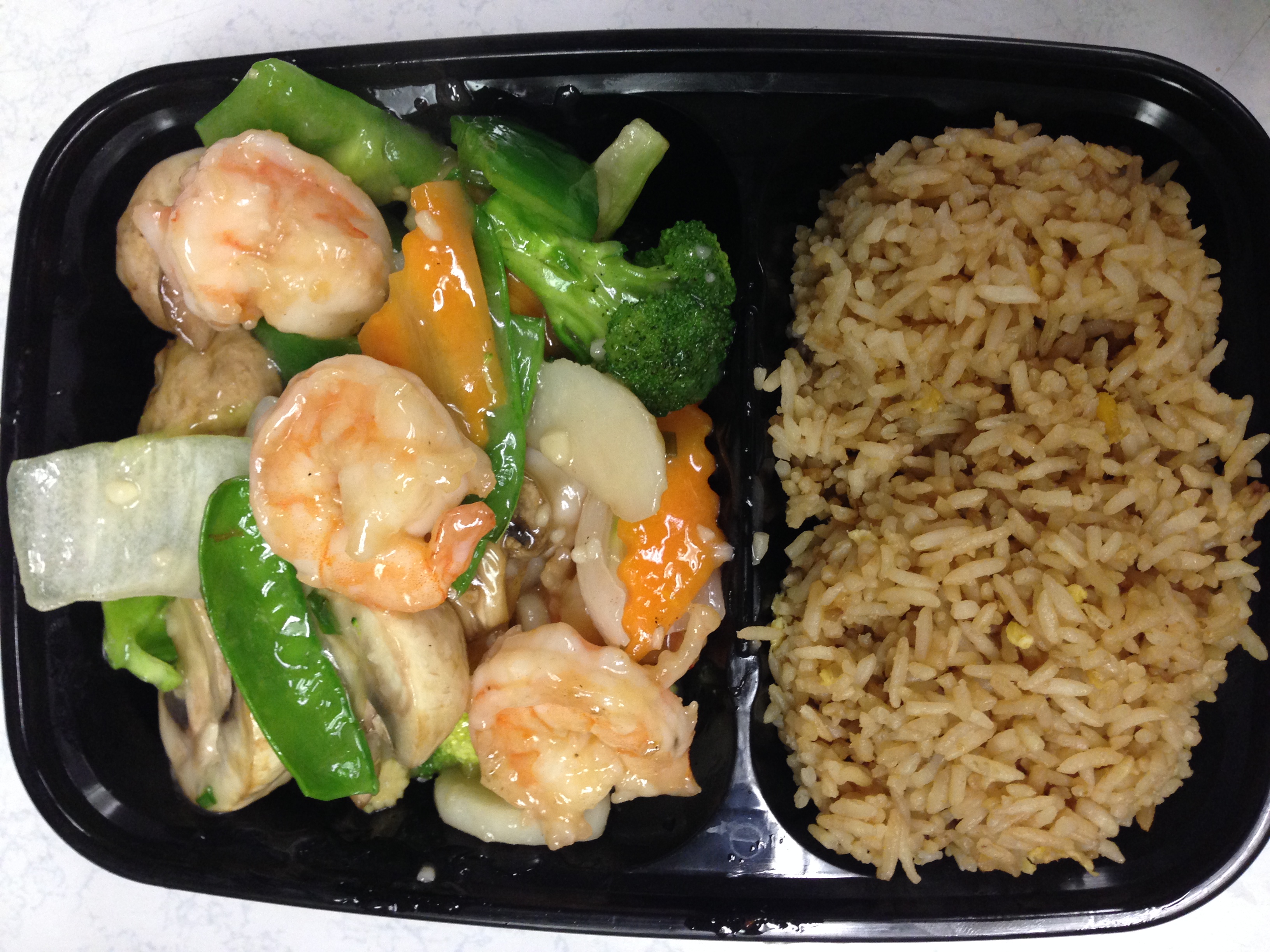 Order L23. Shrimp with Mix Vegetables Lunch Special food online from Hunan Garden store, Houston on bringmethat.com