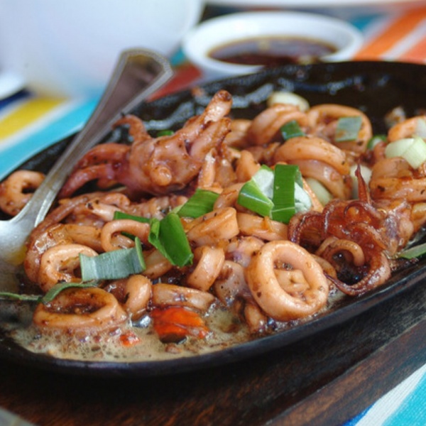 Order H3. Sizzling Squid food online from Kabayan store, Woodside on bringmethat.com