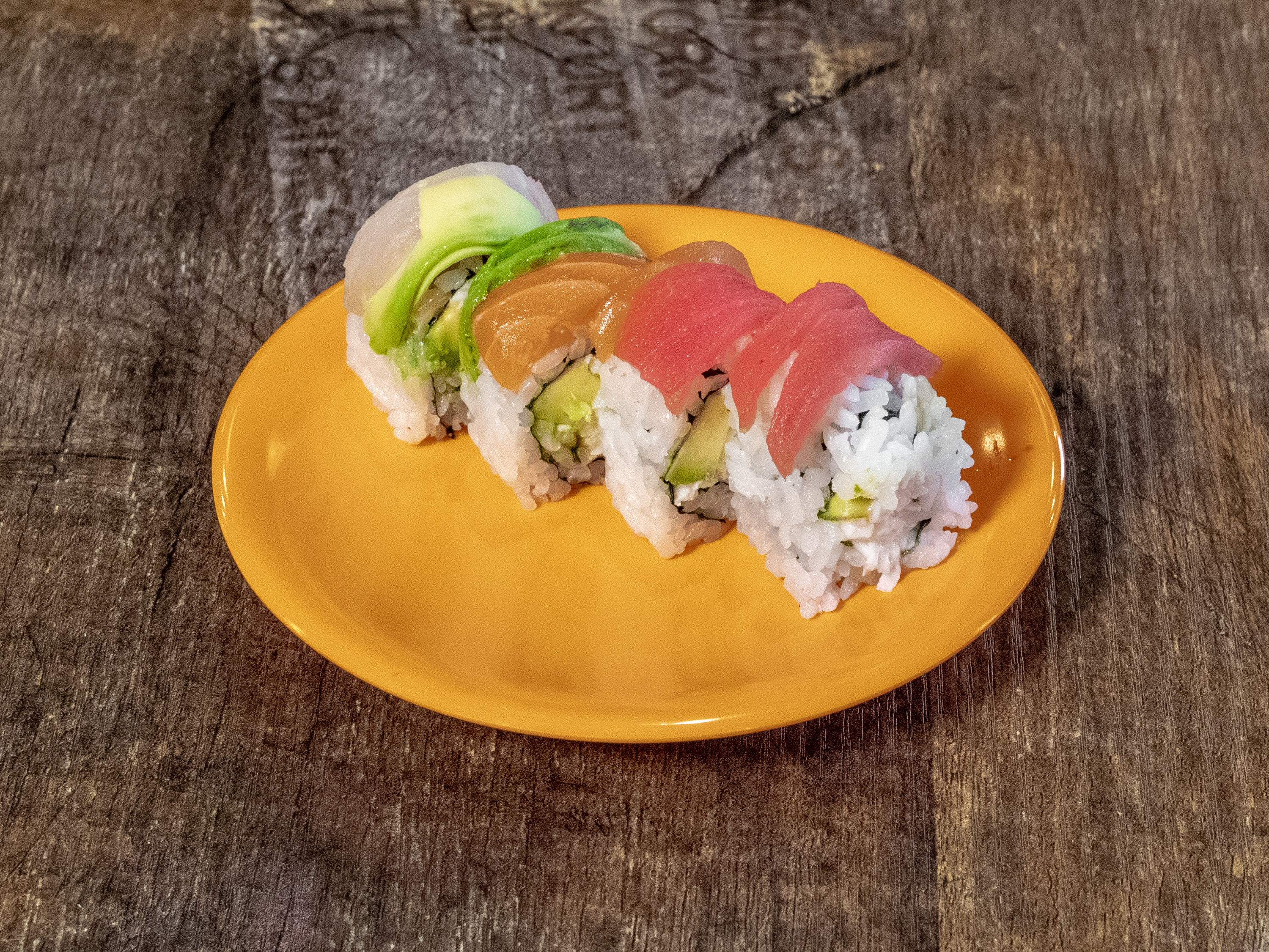 Order Rainbow Roll food online from Sushi On Tatum store, Phoenix on bringmethat.com