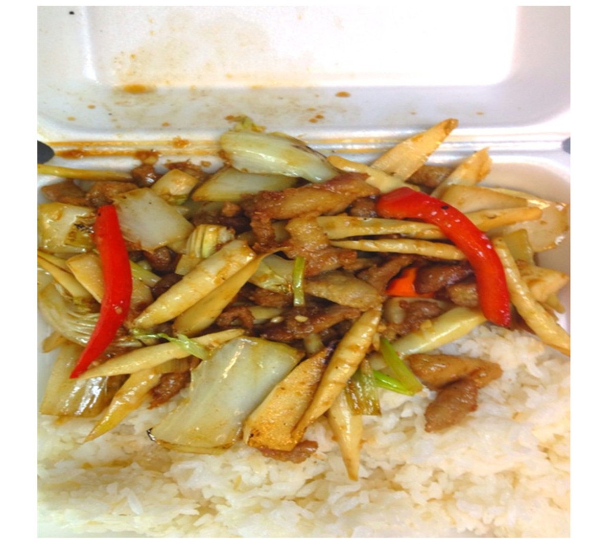Order Shredded Beef with Baby Bamboo food online from Szechuan Express store, Pittsburgh on bringmethat.com