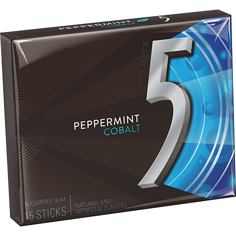 Order 5 Cobalt Peppermint Gum 15 Count food online from 7-Eleven store, Las Vegas on bringmethat.com