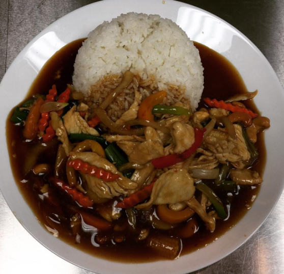 Order Sf8. Pad Cashew food online from Thai Delight store, Clinton Township on bringmethat.com