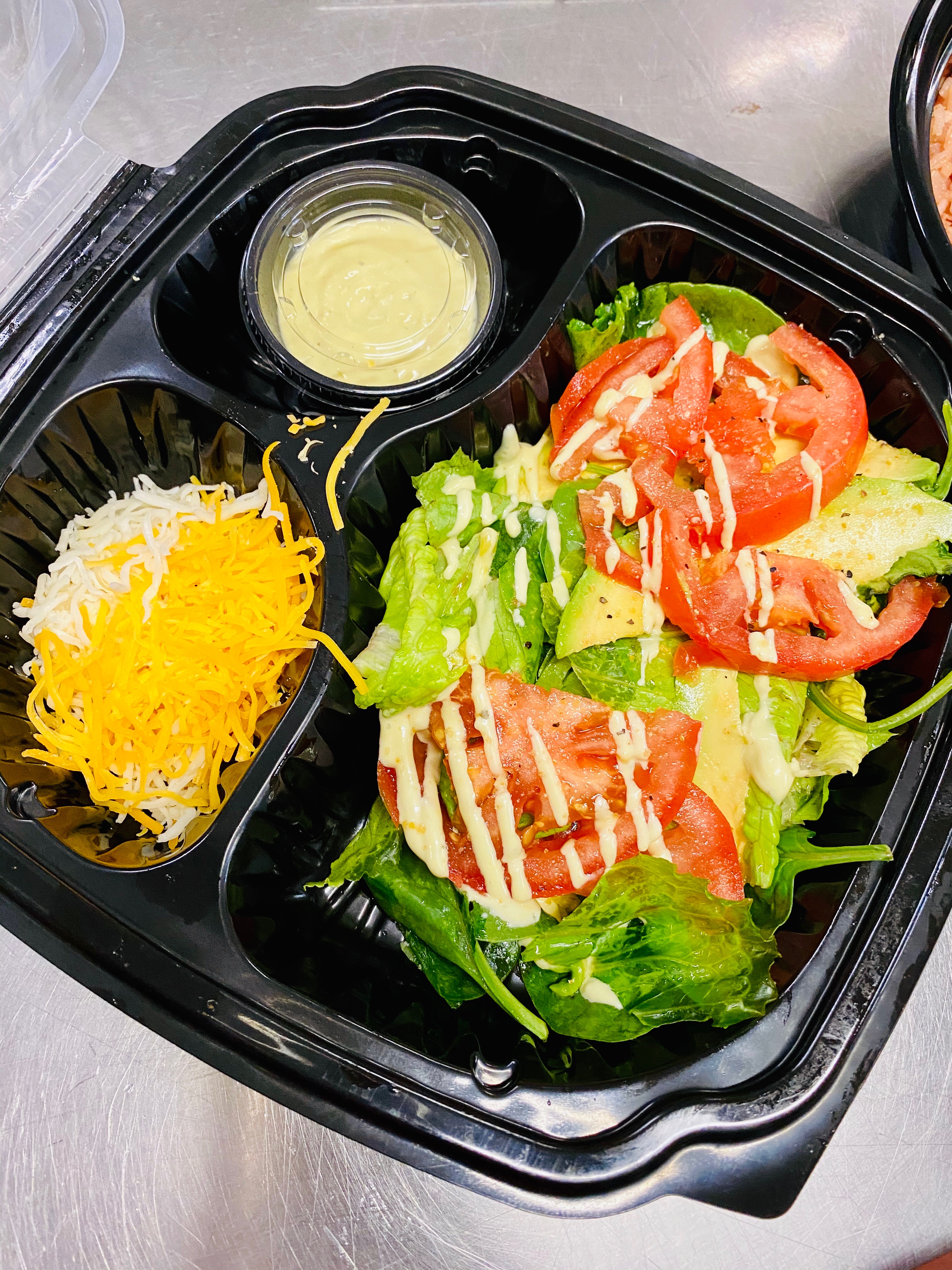 Order House Salad food online from La Milpa Mexican Restaurant store, Denton on bringmethat.com