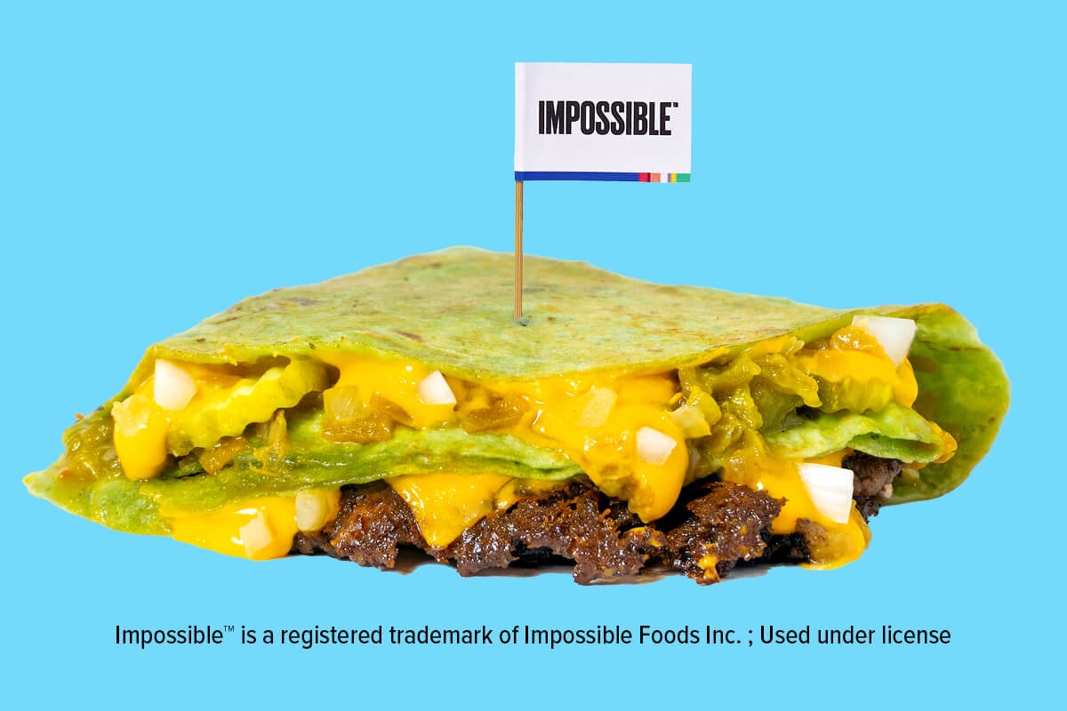 Order Impossible™ Shrek's Quesadilla - Limited Time Offer food online from Mrbeast Burger store, Alpharetta on bringmethat.com