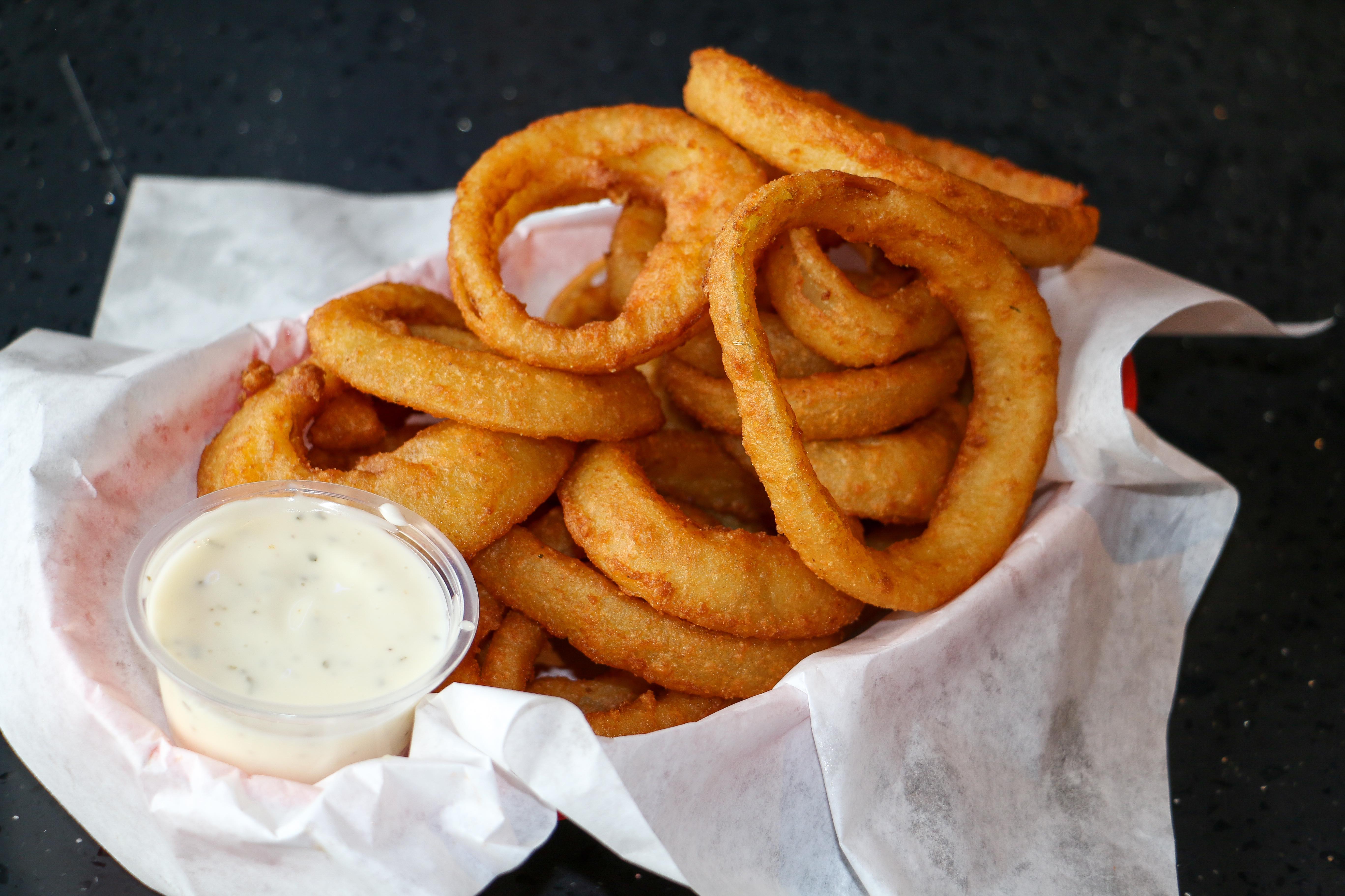 Order Onion Rings food online from The Post Pizza store, El Monte on bringmethat.com