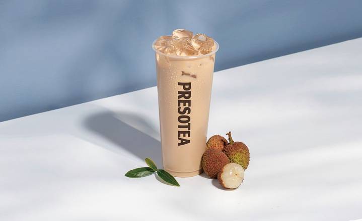Order Lychee Milk Tea food online from Presotea store, Commerce Charter Township on bringmethat.com