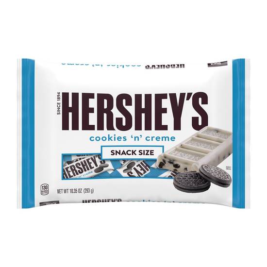 Order HERSHEY'S COOKIES 'N' CREME Snack Size Candy Bars, 10.35 OZ food online from CVS store, WARREN on bringmethat.com