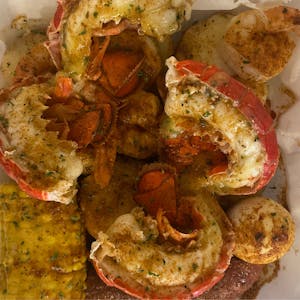 Order #6 Lobster tail platter food online from Krab Kingz Gadsden store, Attalla on bringmethat.com