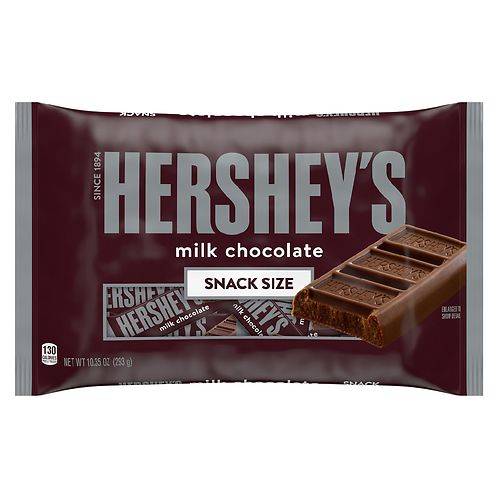 Order Hershey's Snack Size Candy, Halloween, Small Bag Milk Chocolate - 10.35 oz food online from Walgreens store, CANASTOTA on bringmethat.com