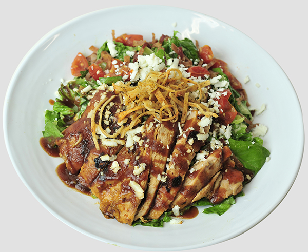 Order BBQ Chicken Salad food online from Titan Burgers Chino store, Chino on bringmethat.com