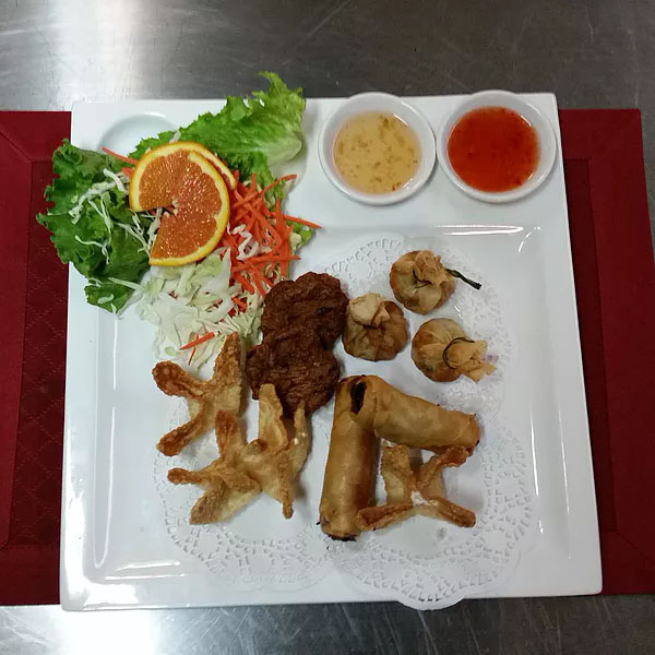 Order 10. Appetizer Combo food online from Thai Bangkok Cuisine store, Cupertino on bringmethat.com