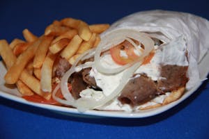 Order *  Gyros food online from Zorbas Fine Greek Cuisine store, Albuquerque on bringmethat.com