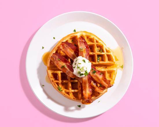 Order Maple Bacon Waffle food online from Wanna Waffle store, Mount Vernon on bringmethat.com