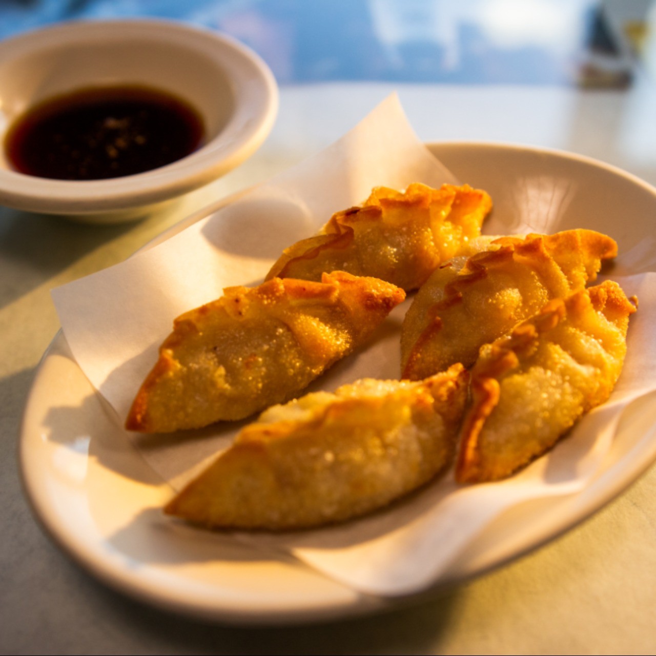Order PS7. Pot Sticker food online from P.S. Bangkok store, Chicago on bringmethat.com