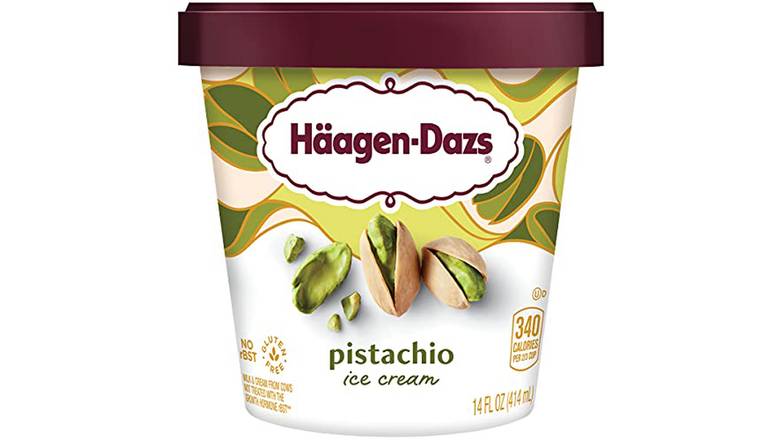 Order Haagen-Dazs - Pistachio Ice Cream food online from Route 7 Food Mart store, Norwalk on bringmethat.com