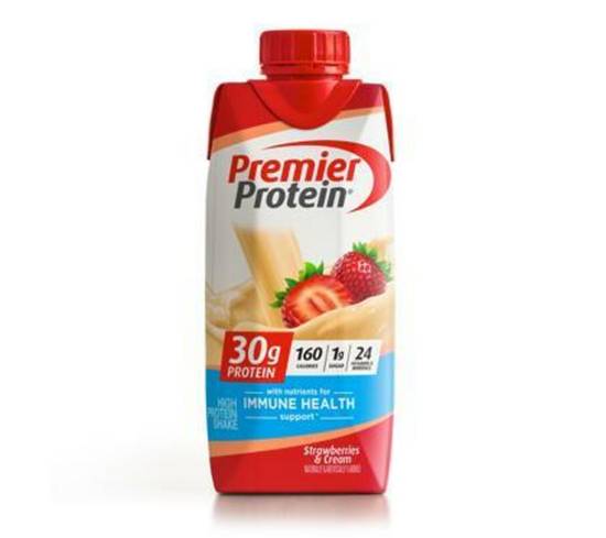 Order Premier Protein Strawberries & Cream food online from IV Deli Mart store, Goleta on bringmethat.com