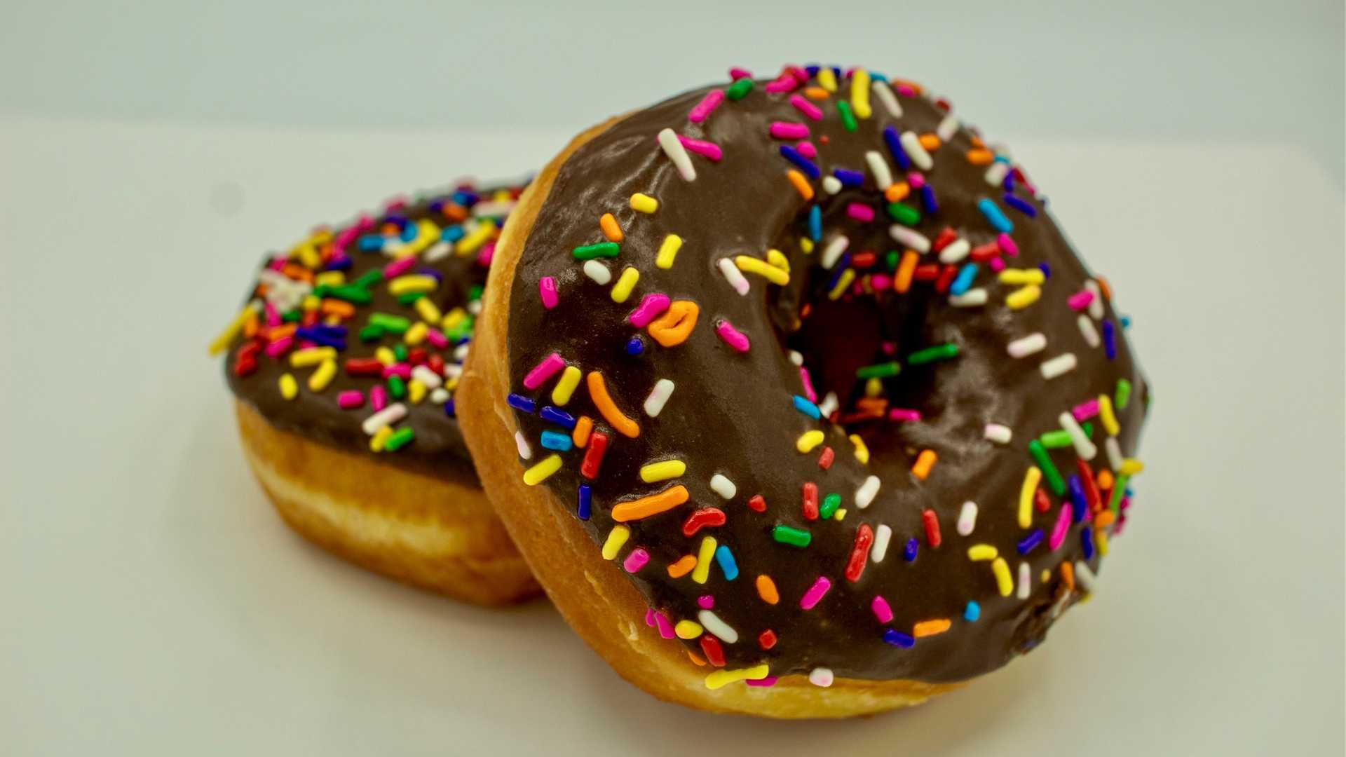 Order Chocolate Sprinkle Donut food online from Shipley Do-Nuts store, Clarksville on bringmethat.com