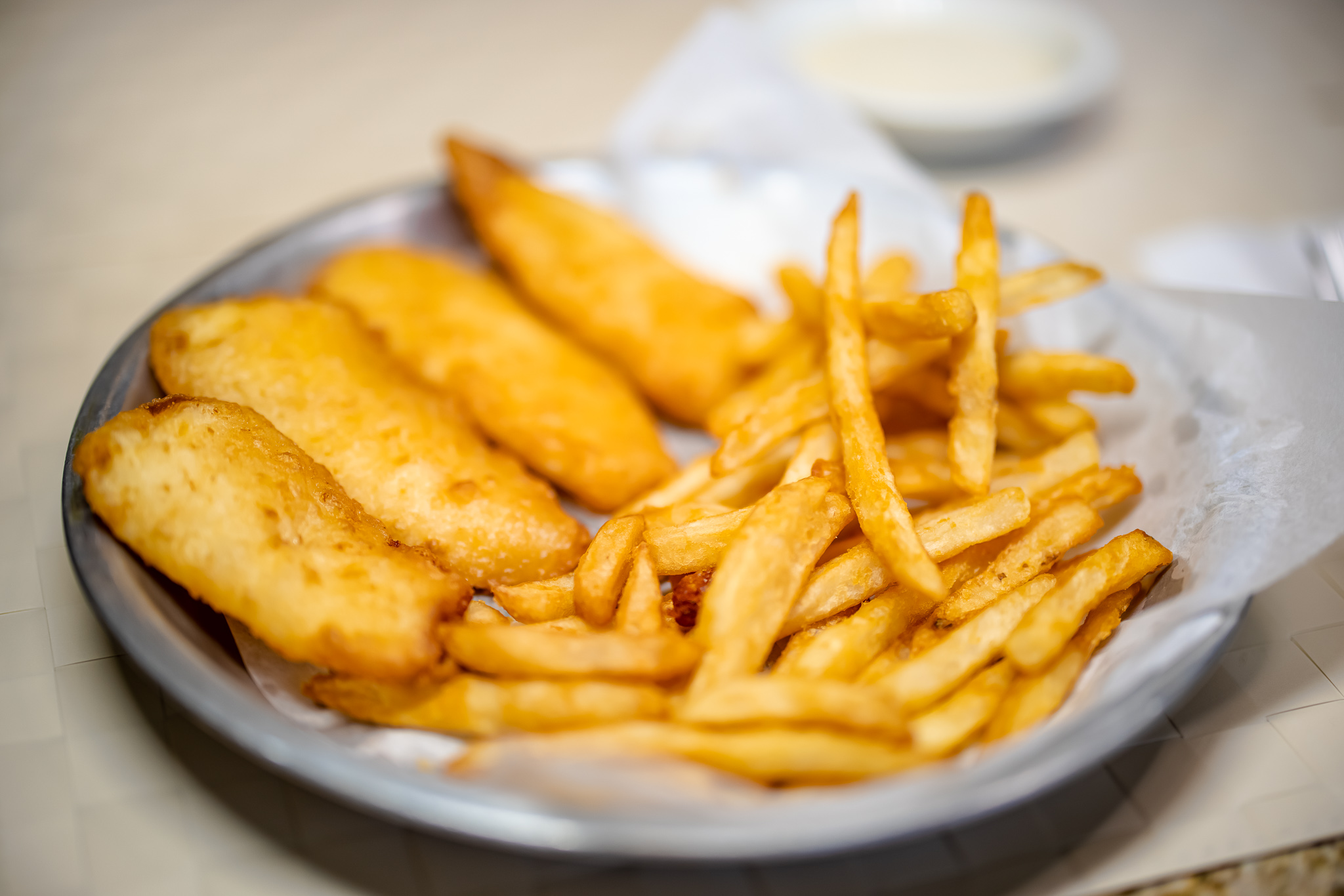 Order Fish (4pcs Cod) & chips food online from Aloha Sunrise Cafe store, Henderson on bringmethat.com