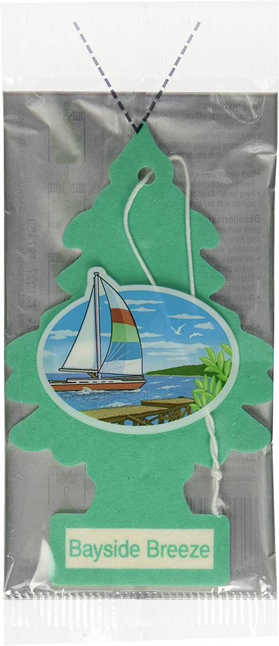 Order Little Trees Cardboard Hanging Car, Home & Office Air Freshener, Bayside Breeze food online from Exxon Food Mart store, Port Huron on bringmethat.com